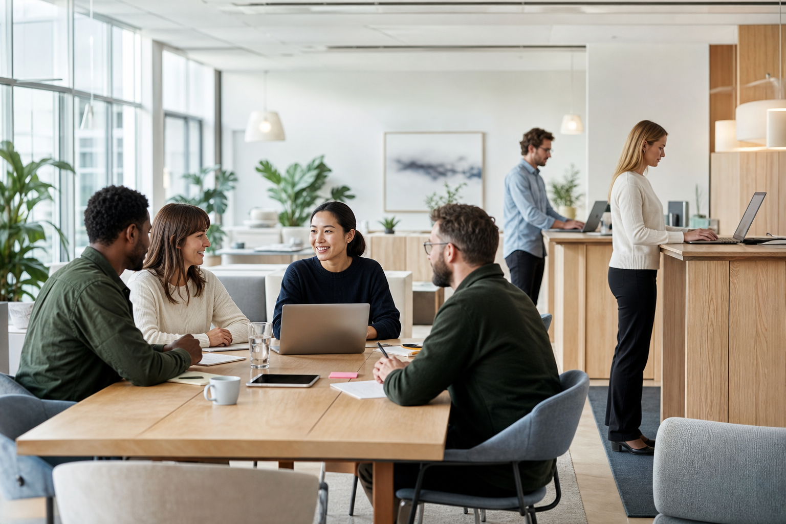 Scandinavian retail company meeting