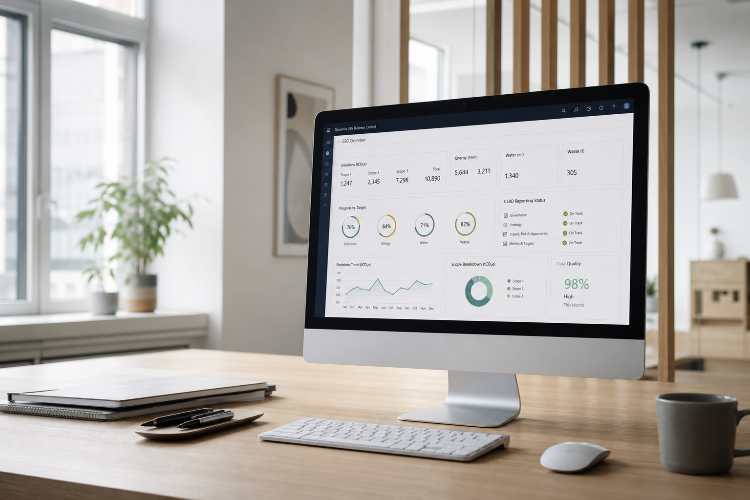 ESG-rapportering i Business Central